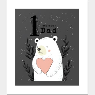 Top dad t-shirt Posters and Art